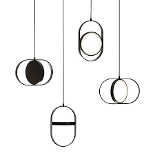 Kuu Reversible Pendant Light Kit Pendant Light Kit Iron Pendant Light Black Pendant Lamp