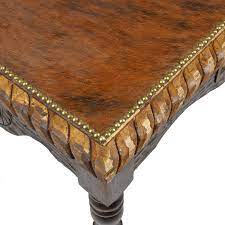 Our cowhide coffee table allows you to relax in style with the distinctive and luxurious look and feel of new zealand cowhide. Western Coffee Table With Cowhide Top