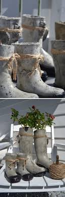 The pots you use for your flower garden and how you place them can add a whole new meaning to your space. 20 Concrete Diy Projects To Beautify Your Garden Hative