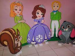 Pin By Amaru Eventos On Figuras En Anime Foam Art Princess Sofia Party Craft Party