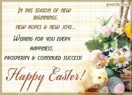 Send Out Wishes For Happiness Prosperity And Continued Success To All Those Who Are C Happy Easter Messages Easter Wishes Messages Easter Inspirational Quotes