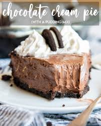 No bake sugar free chocolate cream cheese pie. Chocolate Cream Pie Like Mother Like Daughter