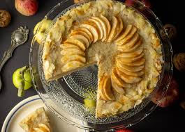 Milchreis Apfel Kuchen Mit Zimt Und Mandeln Dailyvegan Rezept Apfelkuchen Milchreis Gebacken Milchreis