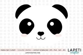Pngtree provides millions of free png, vectors, clipart images and psd graphic resources for designers.| the graphic resource above is about painted, black apart from the png image file, you. Cute Panda Face Svg Eps Jpg Png Panda Bear Clipart Bear Clipart Panda Bear Art Panda Bear