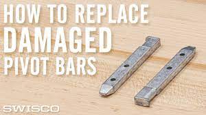 Please submit a picture of your semco hardware for windows and we will let you know if we can accomplish the request. How To Replace Damaged Pivot Bars Youtube
