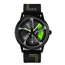 Shop Green Vorsprung RS7 Gyro - Yellow Leather Strap | RS Chrono