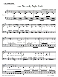D a juliet waits by the border of a creek. Love Story Taylor Swift Stave Preview 1 Free Piano Sheet Music Piano Chords Pop Piano Sheet Music Piano Sheet Music Free Violin Sheet Music