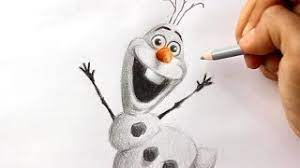 Du willst ein portrait zeichnen, weißt aber nicht, wie und womit? How To Draw Olaf Die Eiskonigin Frozen Tutorial Youtube