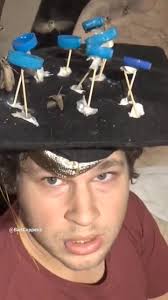 That day I made a MOTH FEEDING HAT. (Full video