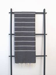 Berlin Seaside New Denim Blue Light Grey Stripe Fouta Towel 1601 13 24 Fouta Towels Grey Stripes Blankets Throws
