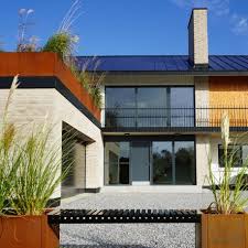 Custom designed condo located on the big sky golf course. Planters Bench Design Corten Luxury Homes Dream Houses House Exterior House Designs Exterior