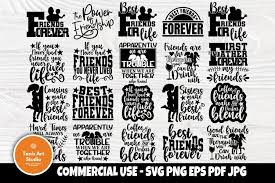 Download Friendship Svg Bundle Friends Svg Cut Files Shirt Designs 712471 Cut Files Design Bundles