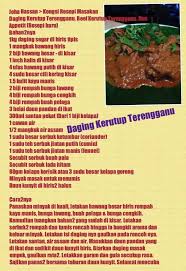 Daging Kerutup Terengganu Cooking Basics Cooking Recipes Malaysian Food