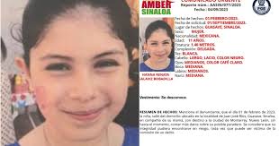 ALERTA AMBER: Buscan a Hanna Renata Galaviz en Sinaloa