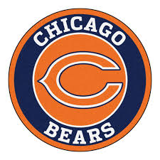 Click here for chriscreamer.com's chicago bears page. Fanmats Nfl Chicago Bears Navy 2 Ft X 2 Ft Round Area Rug 17954 The Home Depot