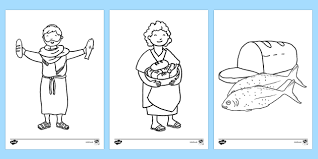 5 loaves and 2 fish coloring pages are a fun way for kids of all ages to develop creativity, focus, motor skills and color recognition. The Loaves And Fishes Story Colouring Sheets Teacher Made