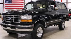 1996 ford bronco interior pictures cargurus / see more ideas about bronco truck, bronco, ford bronco. 1996 Ford Bronco Black Youtube