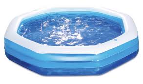 Summer waves inflatable elegant family pool with 2 built in cushioned seats, drain plug, and 2 in 1 inflation and deflation valve. Buy Summer Escapes 9ft Octagonal Family Paddling Pool 1318l Pools And Paddling Pools Argos