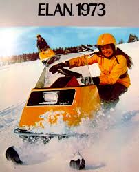 Image result for Orange 1973 Snowmobile