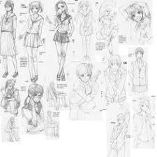 To draw an anime character start by drawing a big circle for the head and then sketching the neck and shoulders. How To Draw Anime Clothes Side View Novocom Top