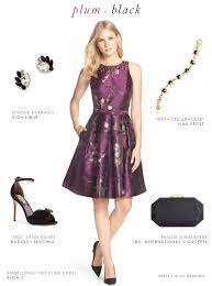Purple And Black Dress For A Wedding Guest Fall Wedding Guest Dress Purple And Black Dress Wedding Attire Guest