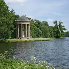 Munich Germany Munchen Deutschland Schlosspark Nymphenburg Badenburger See Apollotempel Bavaria Germany Munich Germany