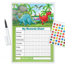 Magnetic Dinosaur Behaviour Reward Chart With Free Pen