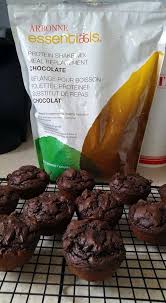 Yummy Chocolate Muffins Made With Only 5 Ingredients 3 Scoops Of Arbonne Chocolate Protein Powder Arbonne Recipes Arbonne Shake Recipes Arbonne Detox Recipes