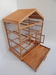 Cage A Oiseaux En Bois Fait A La Main Parrotcagediy Vogelkafig Wellensittich Sittich Wellensittich