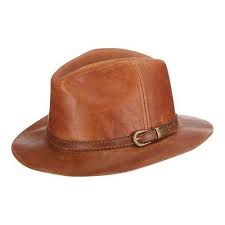 Men S Stetson Stw292 Fedora Saddle Hats Leather Hats Stetson Hat Mens Western Hats