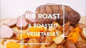 Prime rib is an extremely tender, unbelievably juicy cut of beef with a bold flavor that needs no dressing up. Rib Roast And Roasted Vegetables Youtube