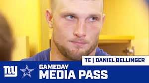 TE Daniel Bellinger talks Week 4 loss