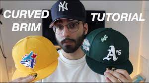 How To Curve The Brim Of Your Hat Youtube