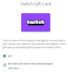 Get rewarded for discovering offers from swagbucks & other partners. Twitch Promotions Purchase 50 Twitch Gift Card For 45 Select Pc Digital Download Games For Free Etc
