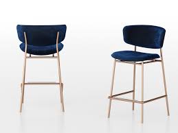 Velvet Stool With Footrest Fifties Velvet Stool By Calligaris Velvet Stool Calligaris Stool