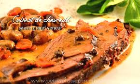 Cuissot De Chevreuil Sauce Grand Veneur Chevreuil Recette Sauce Grand Veneur Recettes De Cuisine