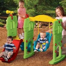 Toddler little tikes swing set. Swingalong Castle Bright I Love This For Jax I Want I Want D Little Tikes Little Tikes Swing Tikes Toys