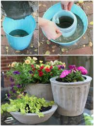 Concrete Pots Ideas Diy Planters Designs Video Instructions Diy Concrete Planters Diy Planters Outdoor Diy Planters