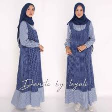 Ayo teman bantu kita untuk membuat video yy bermanfaat dan insyallah ada motif baru dari produk kita jgn lupa ketik tombol subscribe, like dan komen. Model Gamis Terbaru 2019 Gamis Lebaran Motif Polkadot Mix Salur Danita Dress By Layali Shopee Indonesia