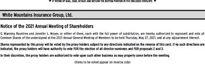 White mountains insurance group subsidiary nsm to acquire kingsbridge group, terms not disclosed luke@benzinga.common, 23 mar white mountains insr fd gets relative strength rating upgrade investor's business dailymar 27, 2020. White Mountains Insurance Group Ltd Wtm 10k Annual Reports 10q Sec Filings Last10k