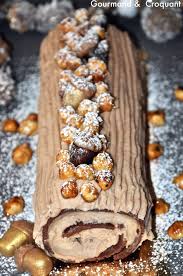 Buche Noel Chocolat Marron Pralin Noisettes Buche De Noel Buche De Noel Aux Marrons Chocolat