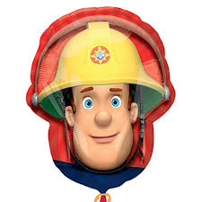 (PKT) Child Fireman Sam Supershape Foil Balloon : Amazon.co.uk: Toys & Games