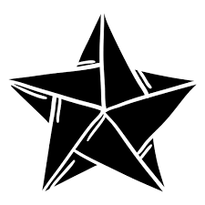 Origami Star Black Ad Origami Black Star Origami Stars Origami Illustrations Kids