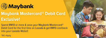 Maybank debit card visa is offered to those having savings, current or imteen accounts. Lazada X Maybank Mastercard Debit Card Exclusive Mypromo My