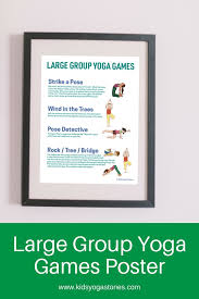 A second way of playing a yoga spinner game is by placing yoga cards in a circle and a fidget spinner in the middle and using it as your spinner. How To Do Yoga Games With Large Groups Of Kids Printable Poster