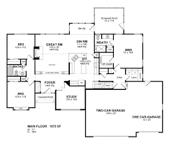 Traditional Style House Plan 94183 With 3 Bed 2 Bath 3 Car Garage Family House Plans Two Story House Plans House Plans