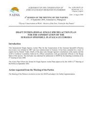 Atlas v is an expendable launch system and the fifth major version in the atlas rocket family. Draft International Single Species Action Plan Aewa