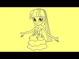 How To Draw My Little Pony Equestria Girls Twilight Sparkle Step By Step Twilight Sparkle Cute Drawings Equestria Girls