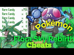 Pokemon Flora Sky Rebirth Cheats Youtube