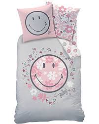 Smiley Madchen Bettwasche Kinderbettwasche Happy Flow Https Www Amazon De Dp B07dbdkx4v Ref Cm Sw R Pi Graue Kissenbezuge Bettwasche Kissenbezug 80x80